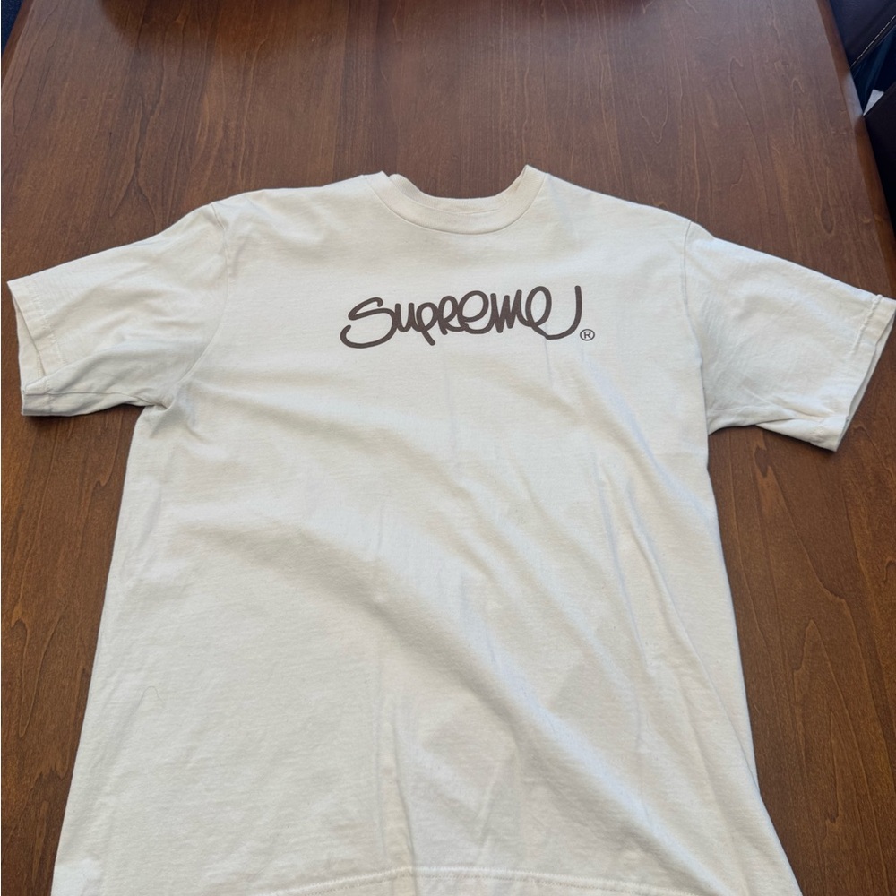 Supreme Off-White Short Sleeve Tee